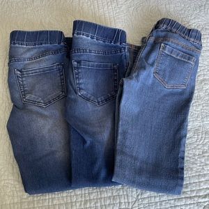 3 pairs of girls size 8 jeggings